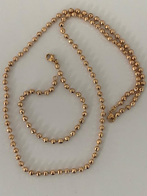 Bilge rose red jewelery set