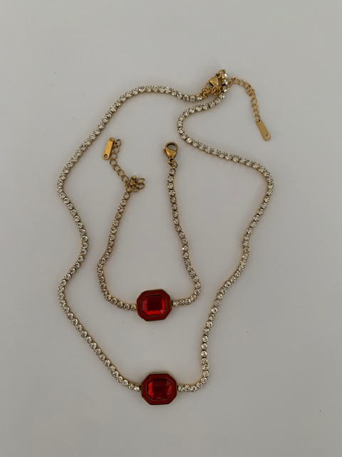 Ayana gold plated jewelery set