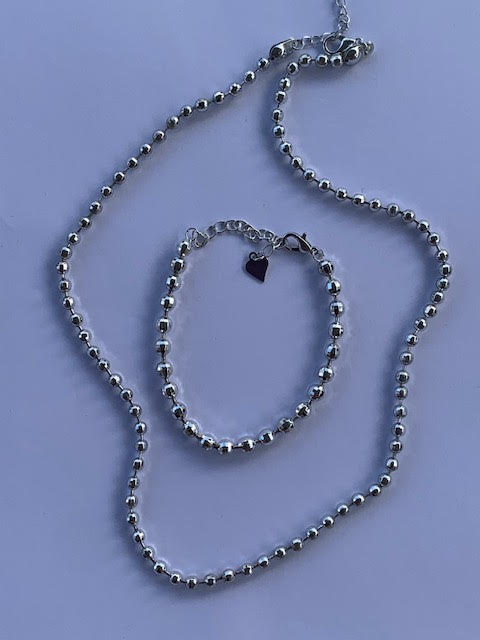 Bilge silber jewelery set
