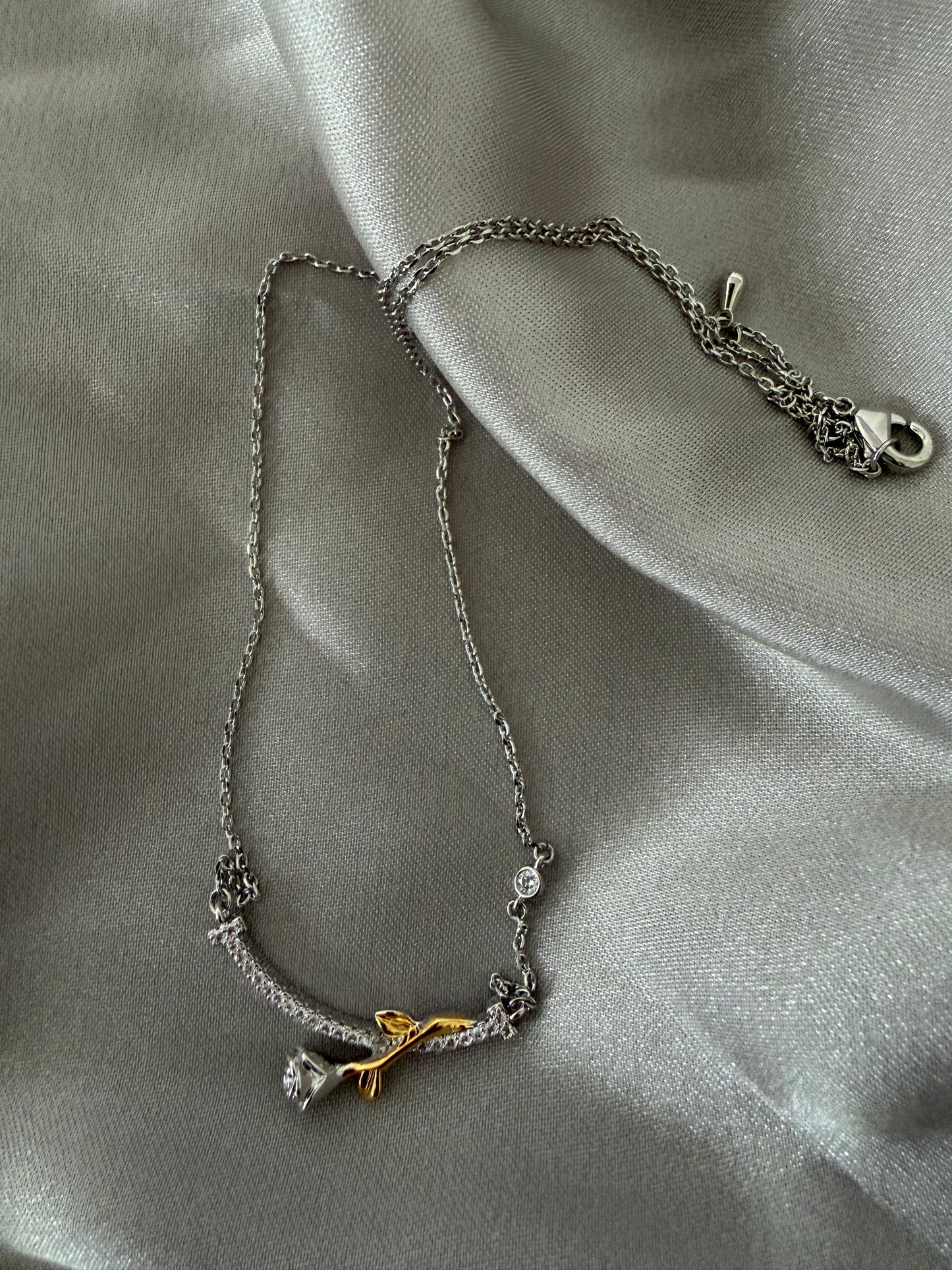Dewa Silver colour Necklace