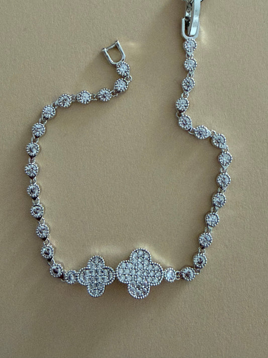 Aisha silver colour Armband