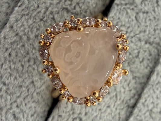 Aycil rhodiniertes Ring