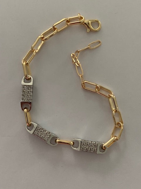 Selena gold plated bracelet