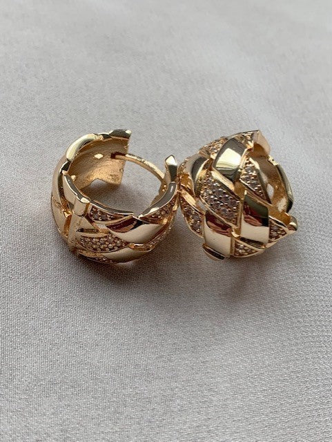 Zara elegant gold plated Earring